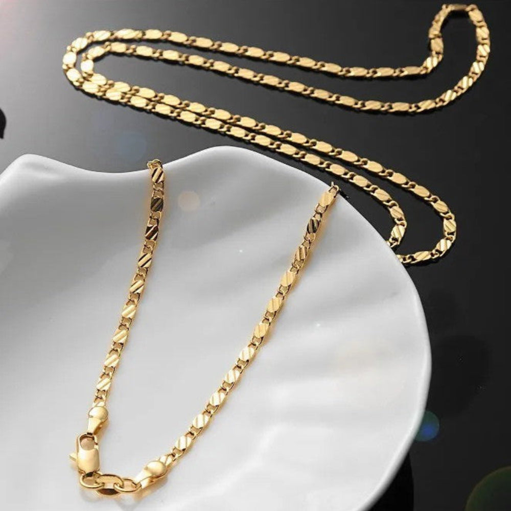 EternaLine 18K Flat Chain