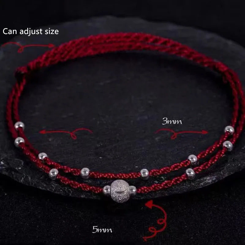 Lucky Bead Rope Anklet