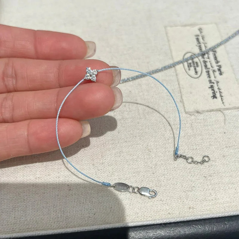 Celesté Blue Twine Bracelet