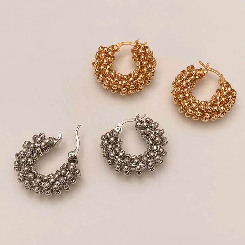 Éclat Geo™ Twisted Hoops