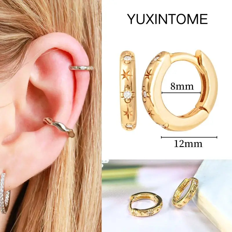 Aurélie Geo™ Vintage Hoops