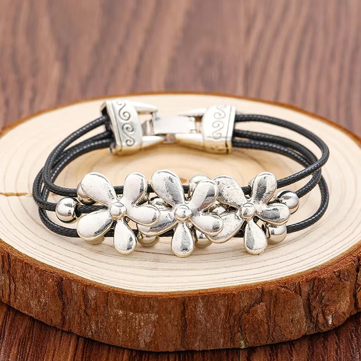 BohoBloom Lucky Leather Bracelet