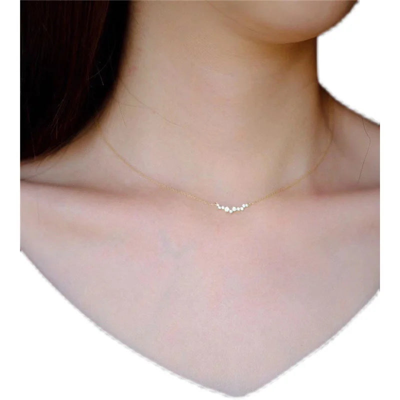 EternaMoon 18K Zircon Necklace