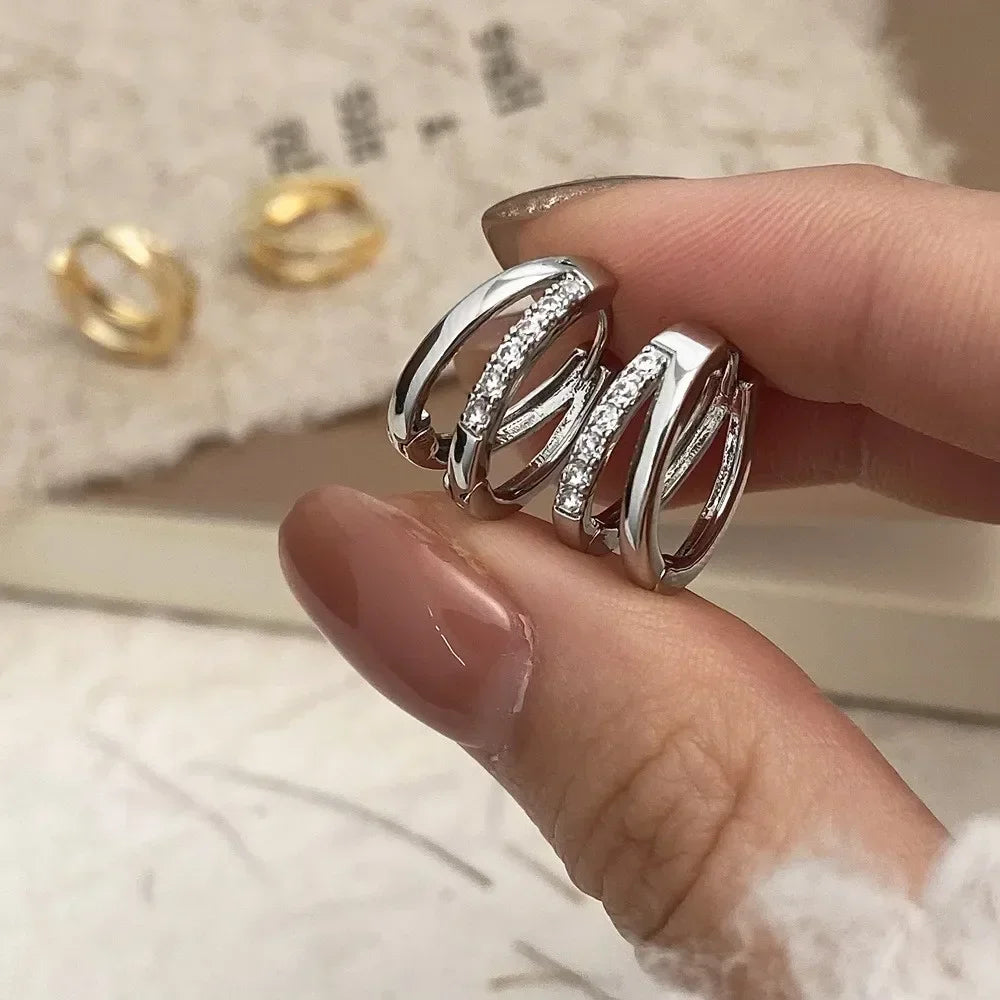 K-Éclat™ Double Halo Earrings