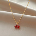 Lunessa Scarlet Cherry Necklace