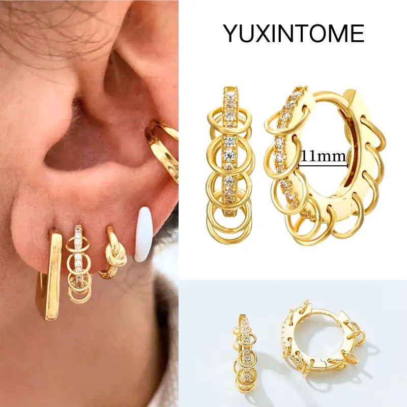 Aurélie Geo™ Vintage Hoops