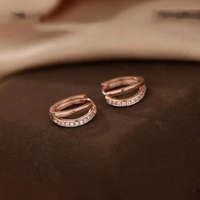 Lumi Orbit™ Silver Hoop Earrings