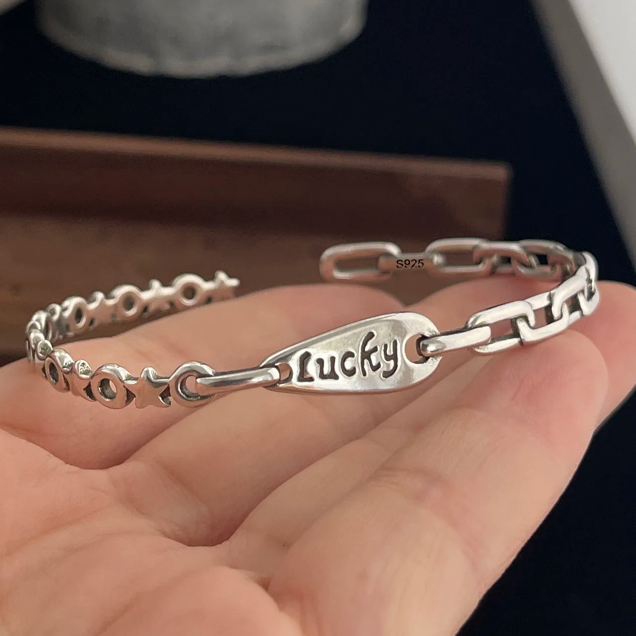 Silver Heritage Flower Band