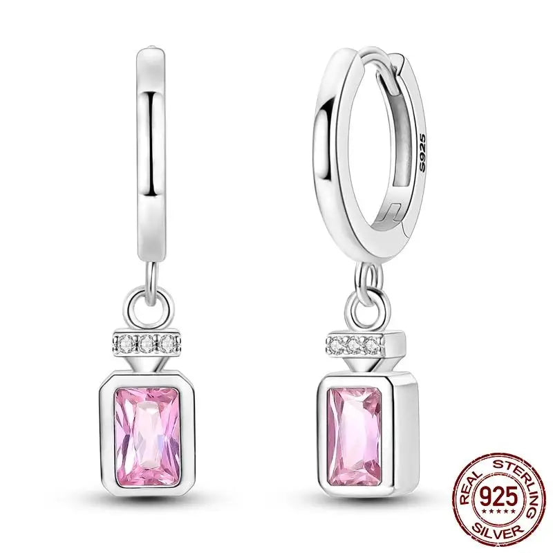 LunaGlow Sterling Hoops