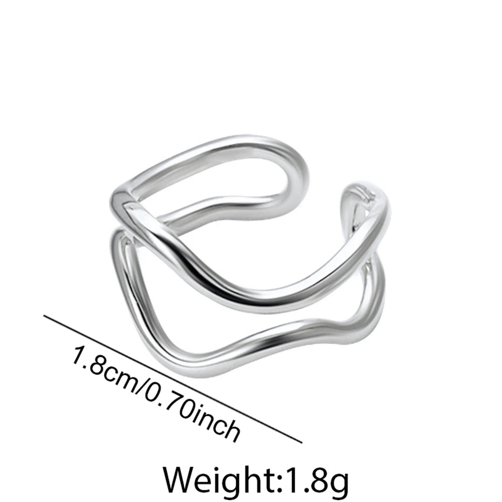 PureFlow Double Line Ring