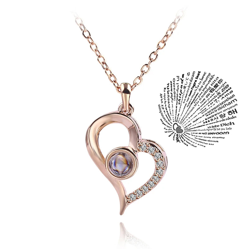 Infinity Love™ 100 Languages Necklace