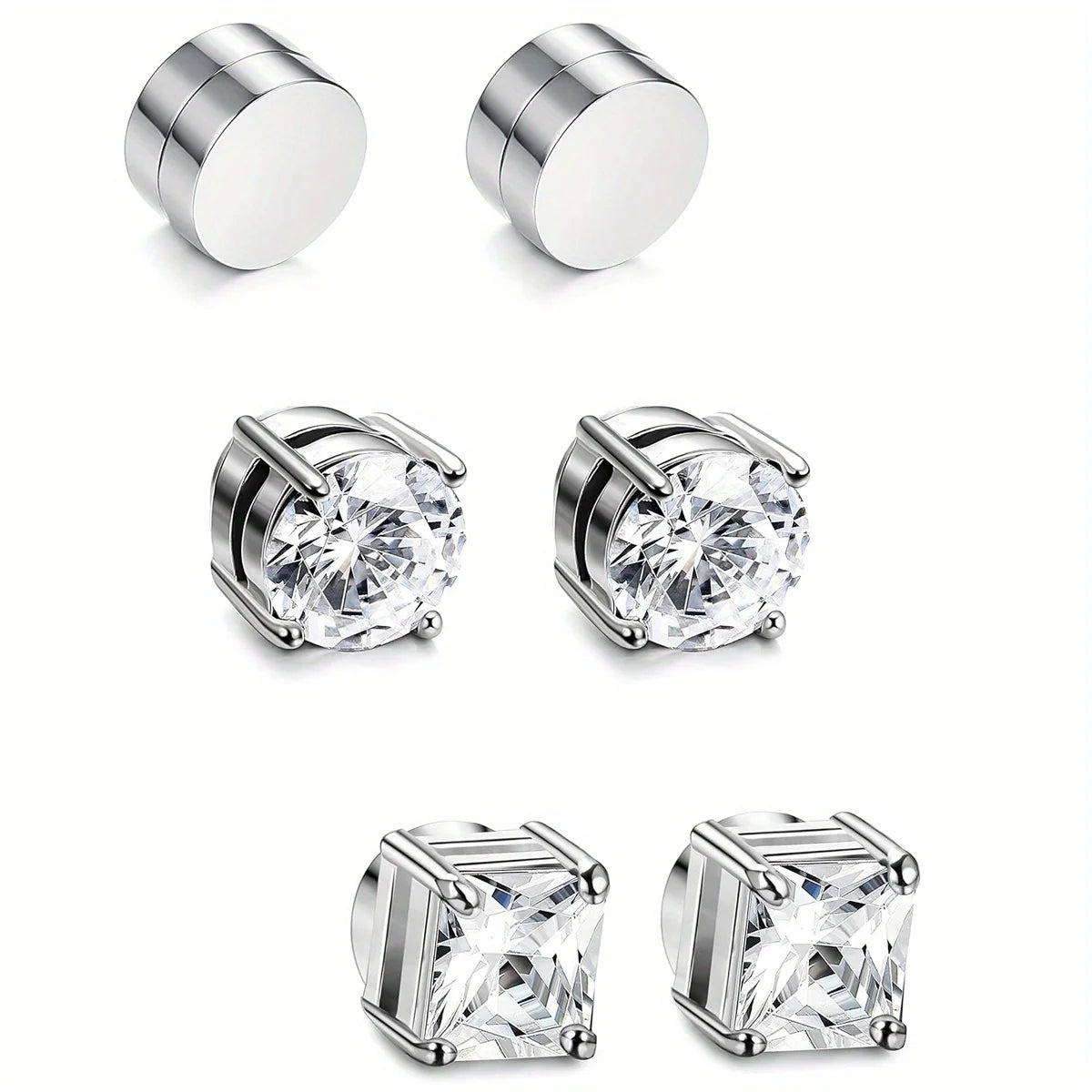 Crystal Core Magnetic Studs