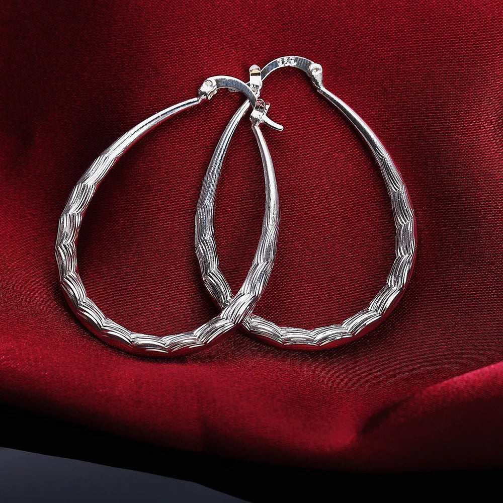 Elegant Ring Hoop Earrings