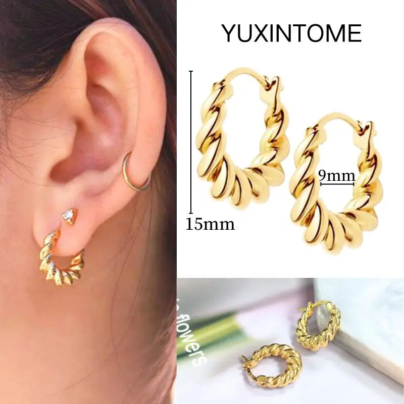 Aurélie Geo™ Vintage Hoops