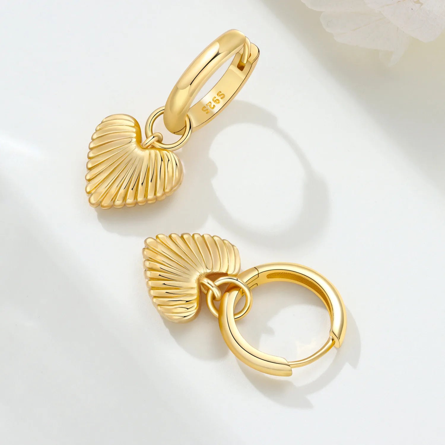 Cœur Héritage™ 18K Hoop Earrings