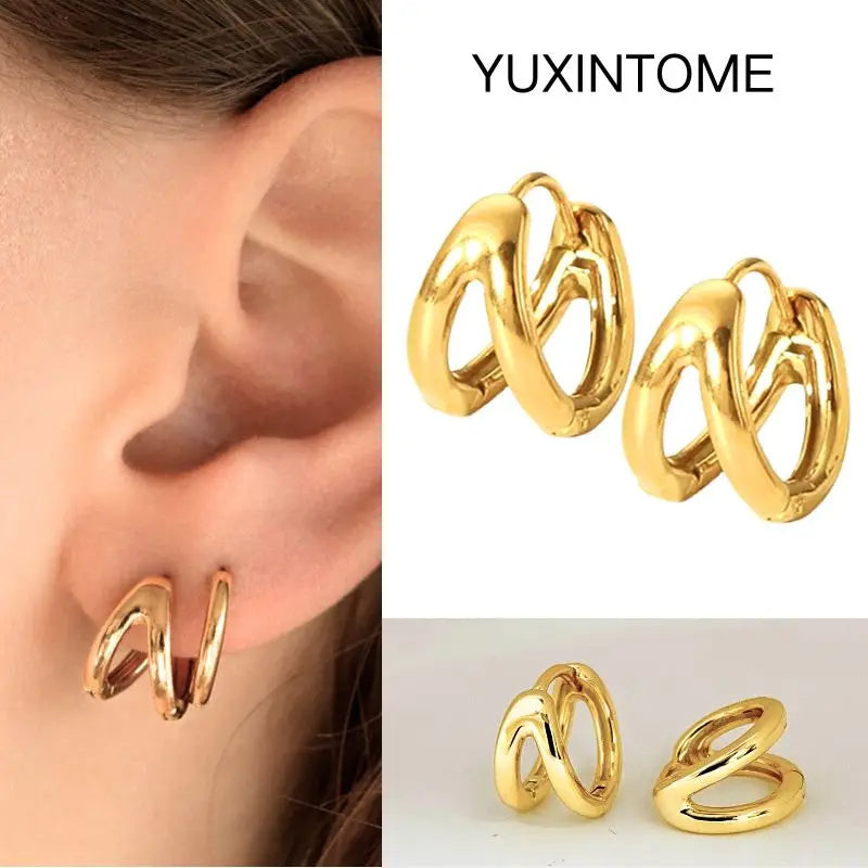 Aurélie Geo™ Vintage Hoops