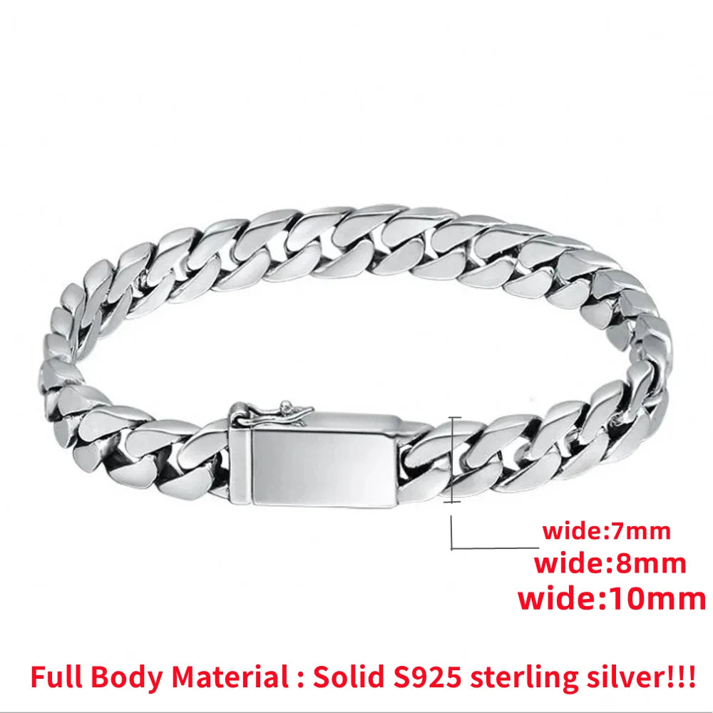 SerenAxis Solid 925 Bracelet