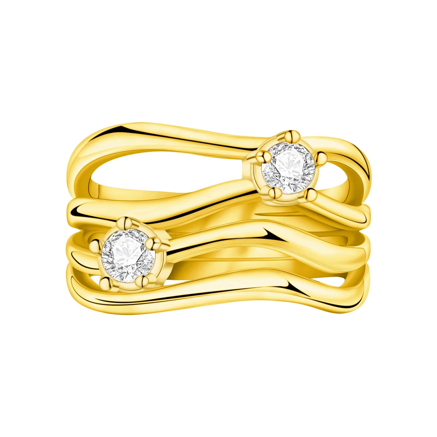 Orstarry Woven Elegance Ring