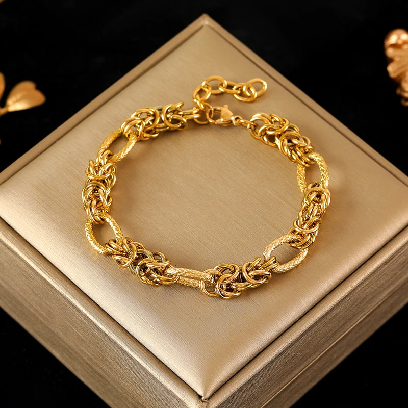 EILIECK GoldForge Cuban Bracelet