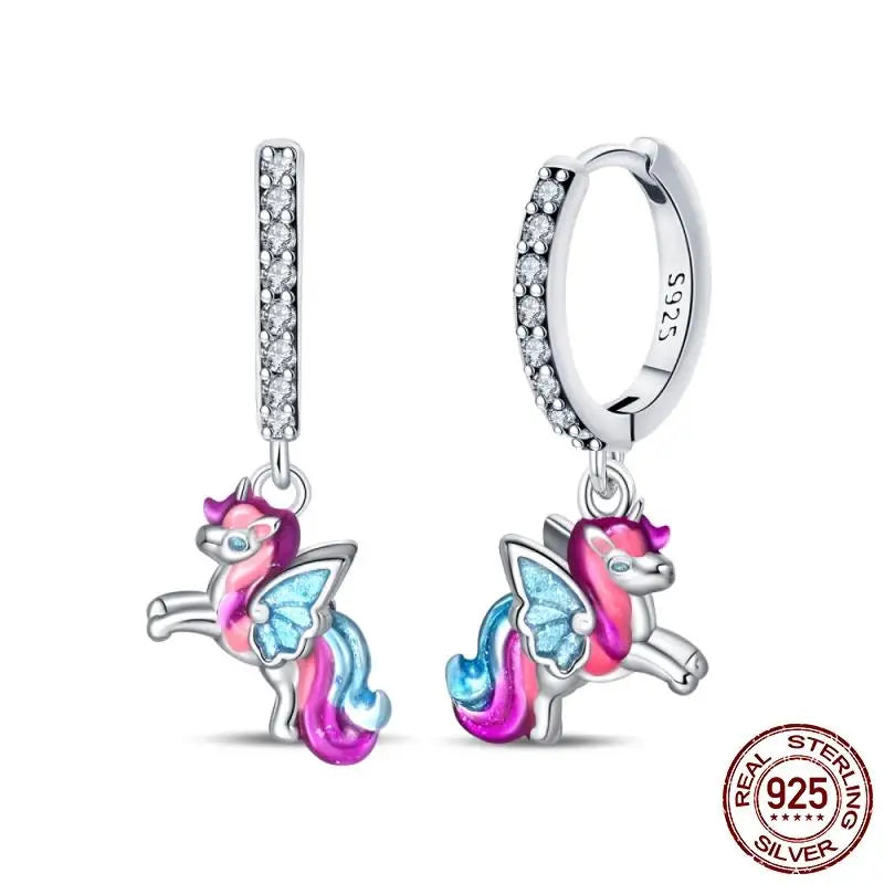 LunaGlow Sterling Hoops