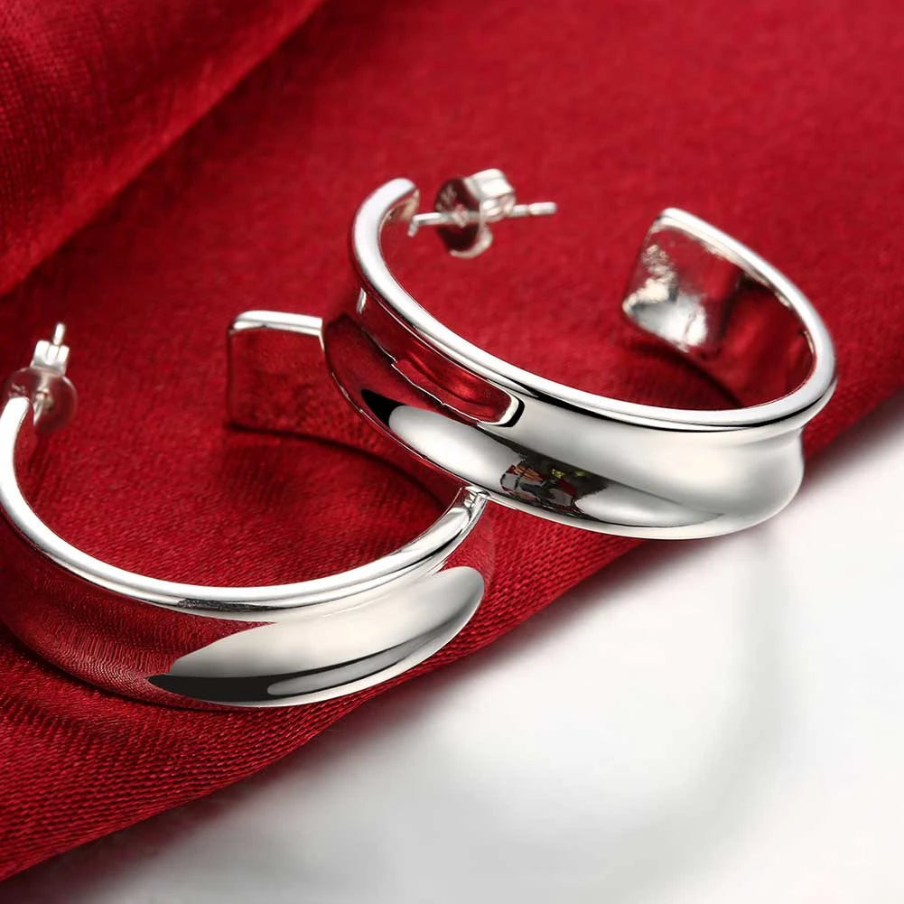 Elegant Ring Hoop Earrings