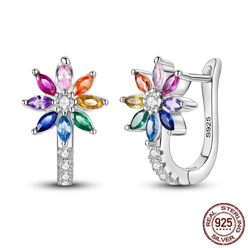 LunaGlow Sterling Hoops