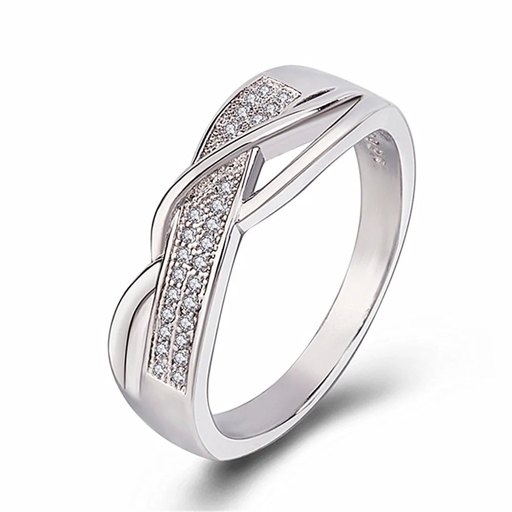 Golden Ribbon™ Diamond Ring