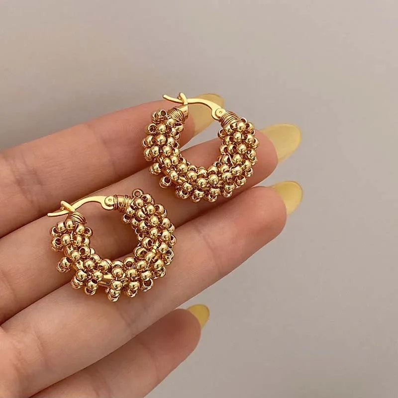 Éclat Geo™ Twisted Hoops