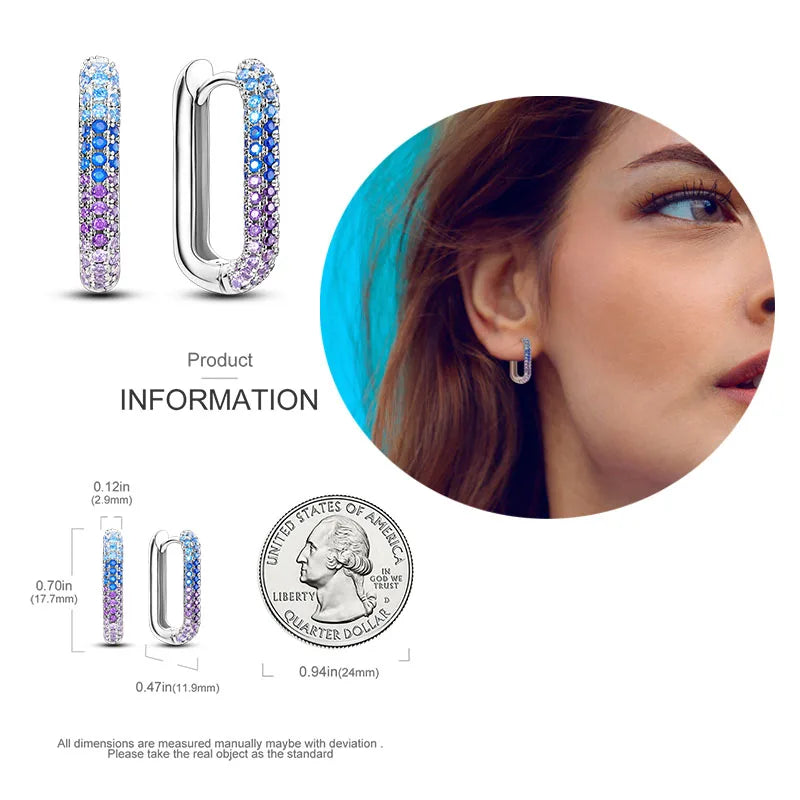 Cosmic Heart & Star Silver Hoops Collection