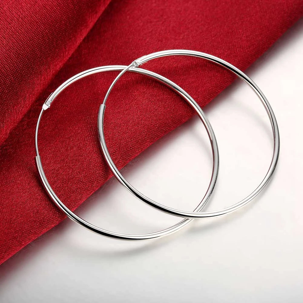 Elegant Ring Hoop Earrings