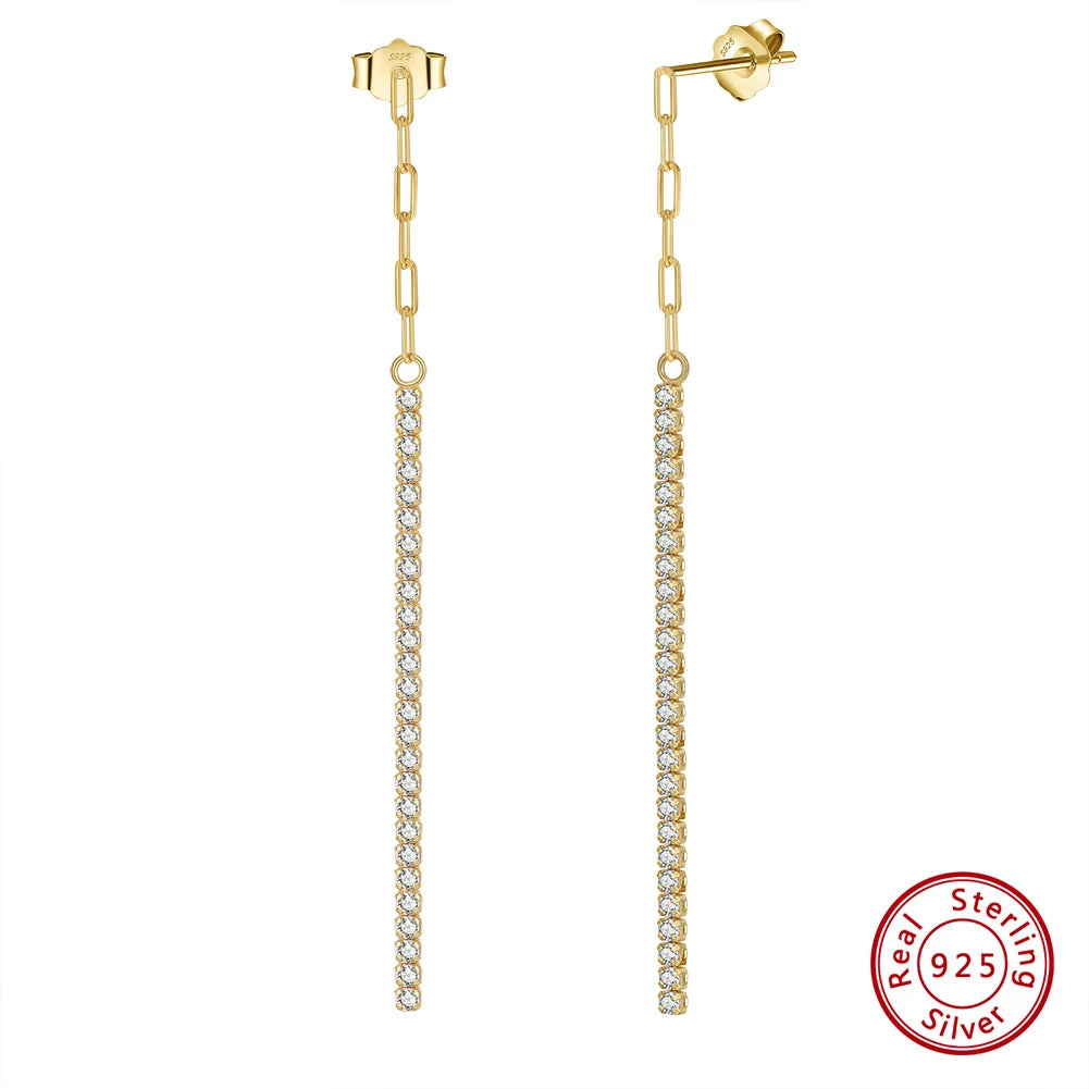 OrsaLiné Gold Tennis Bracelet