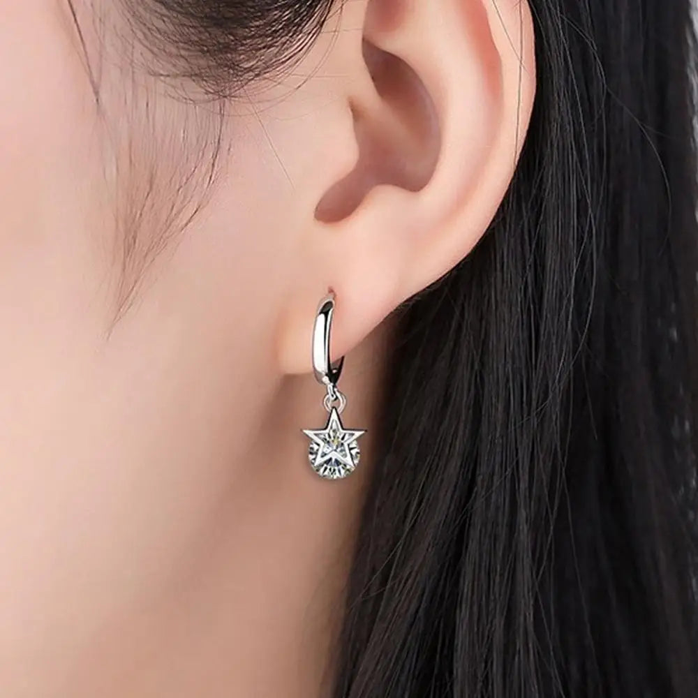 Celestia Crystal Star Studs