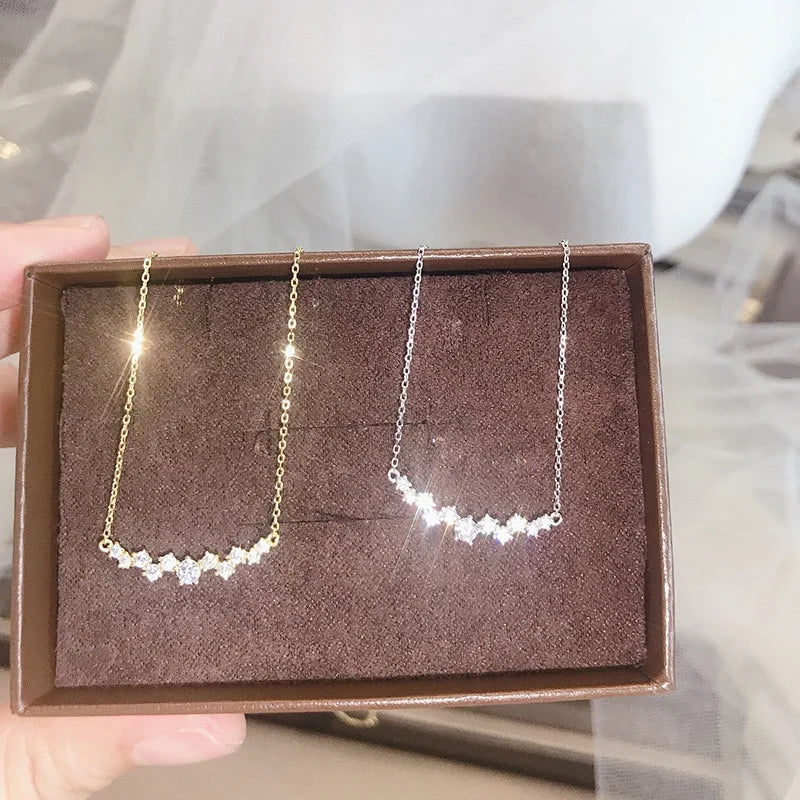 EternaMoon 18K Zircon Necklace