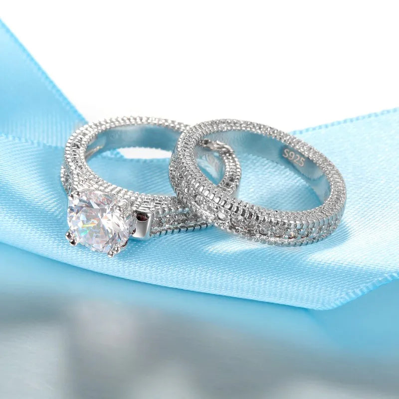 Eterni Luxe CZ Ring Set