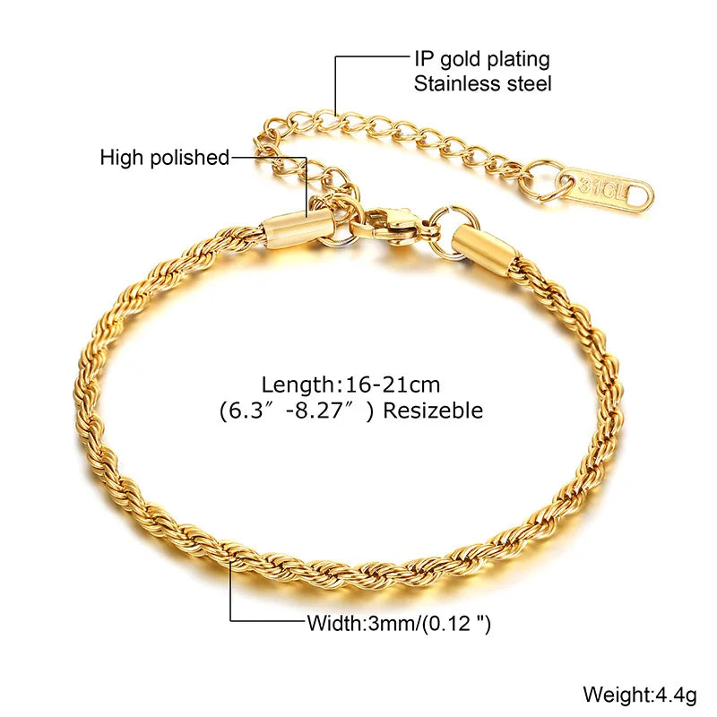 LumiHerring Gold Bracelet