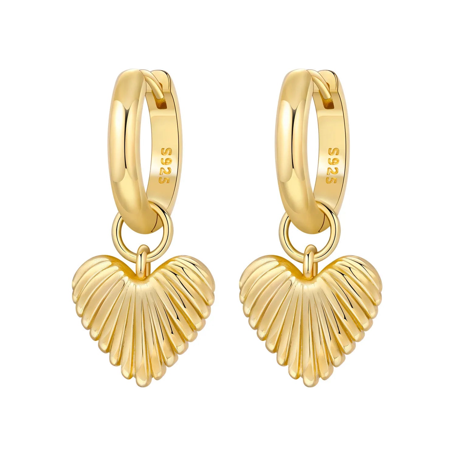 Cœur Héritage™ 18K Hoop Earrings