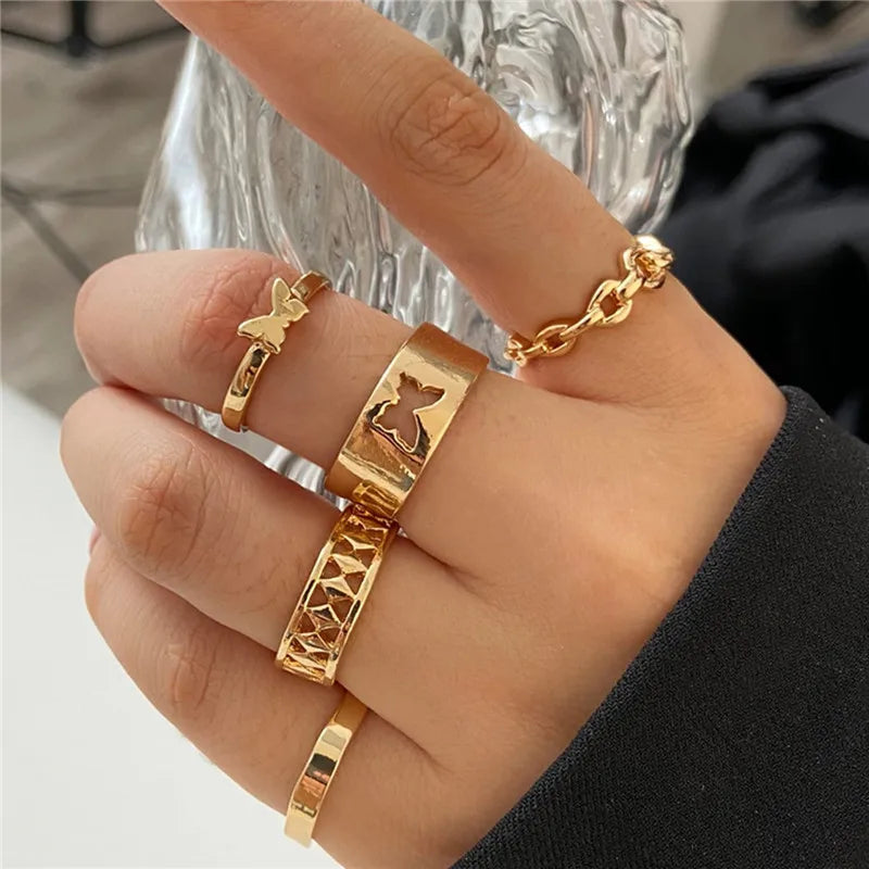 Celeste Charm Ring Collection