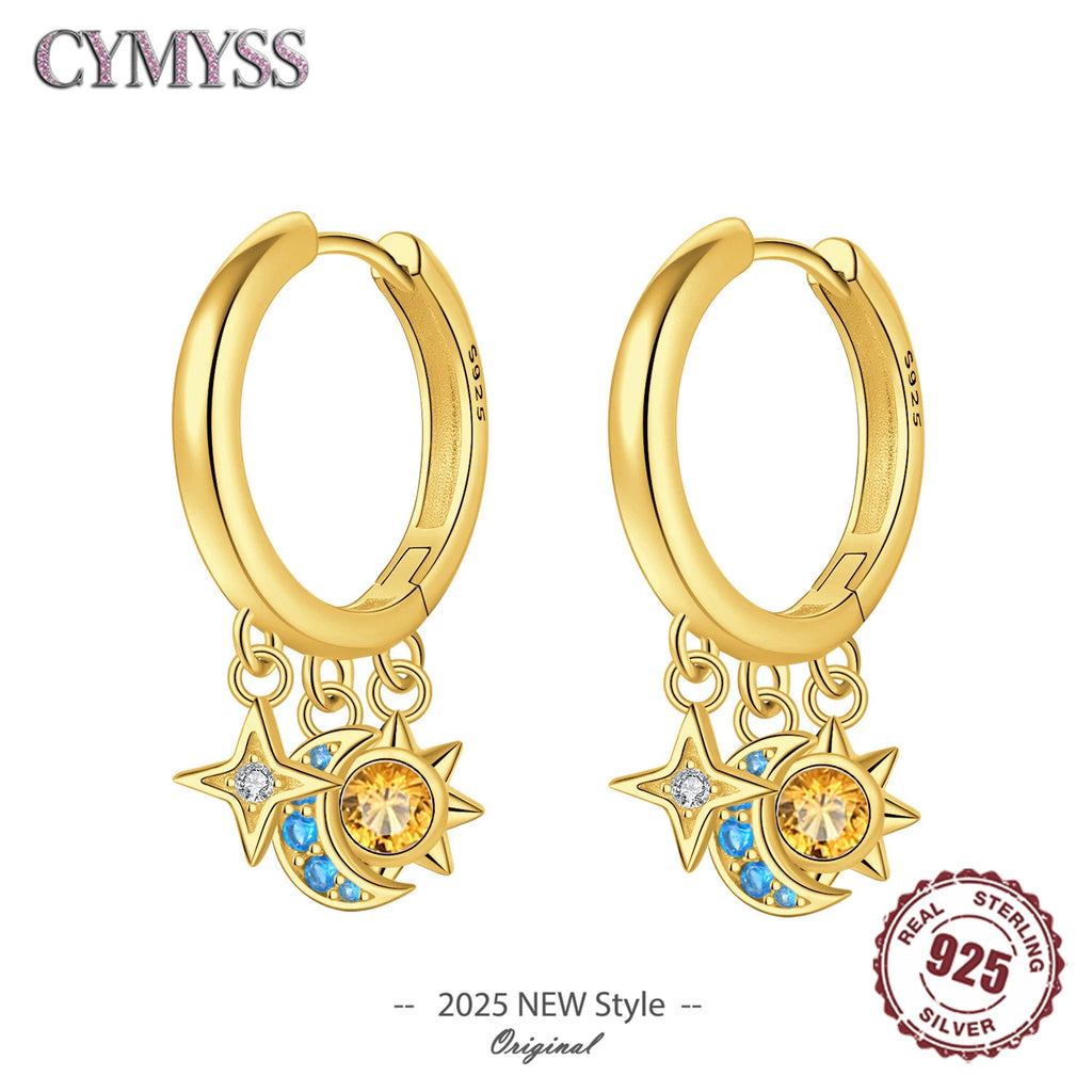 Astria Myth™ Star & Moon Hoops
