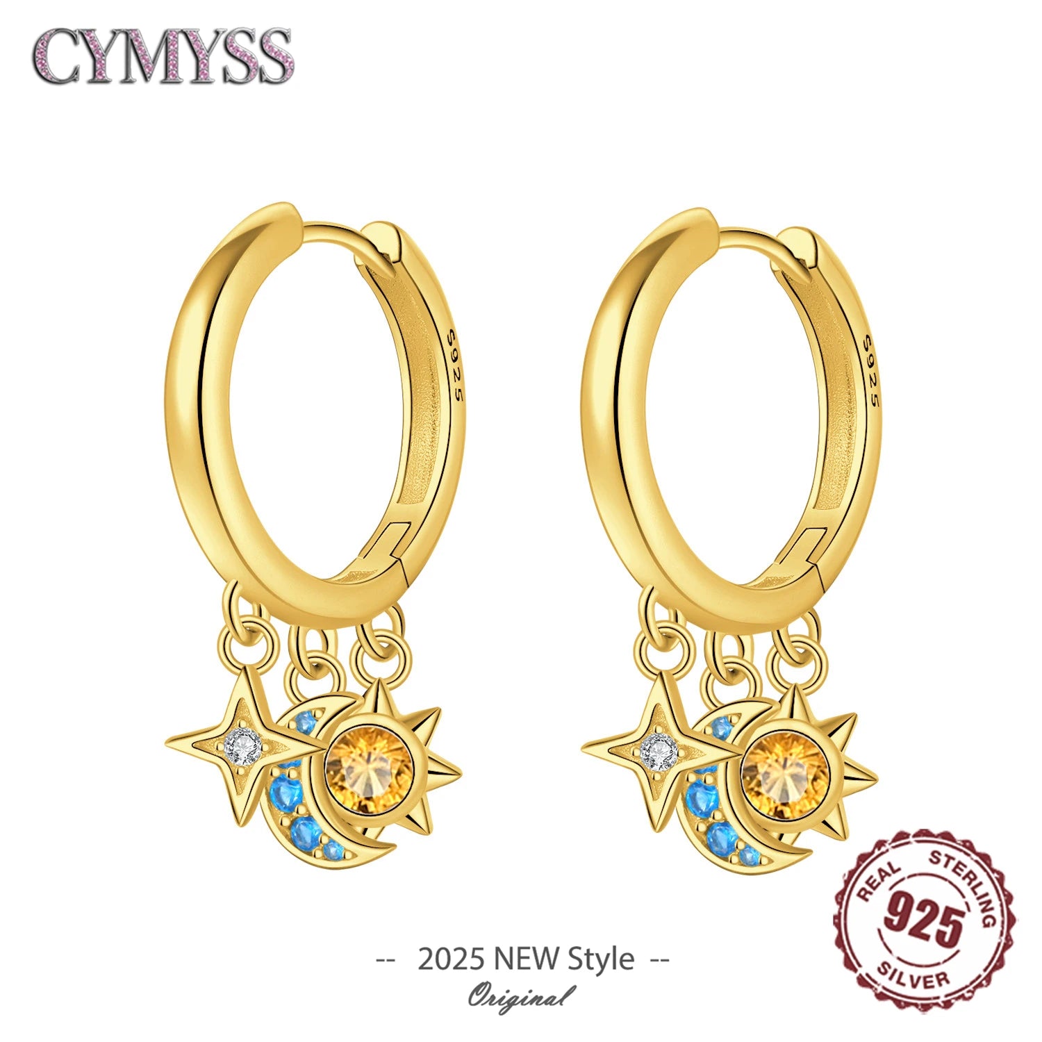 Astria Myth™ Star & Moon Hoops