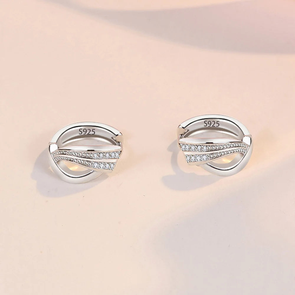 Channel Éclat™ CZ Stud Earrings