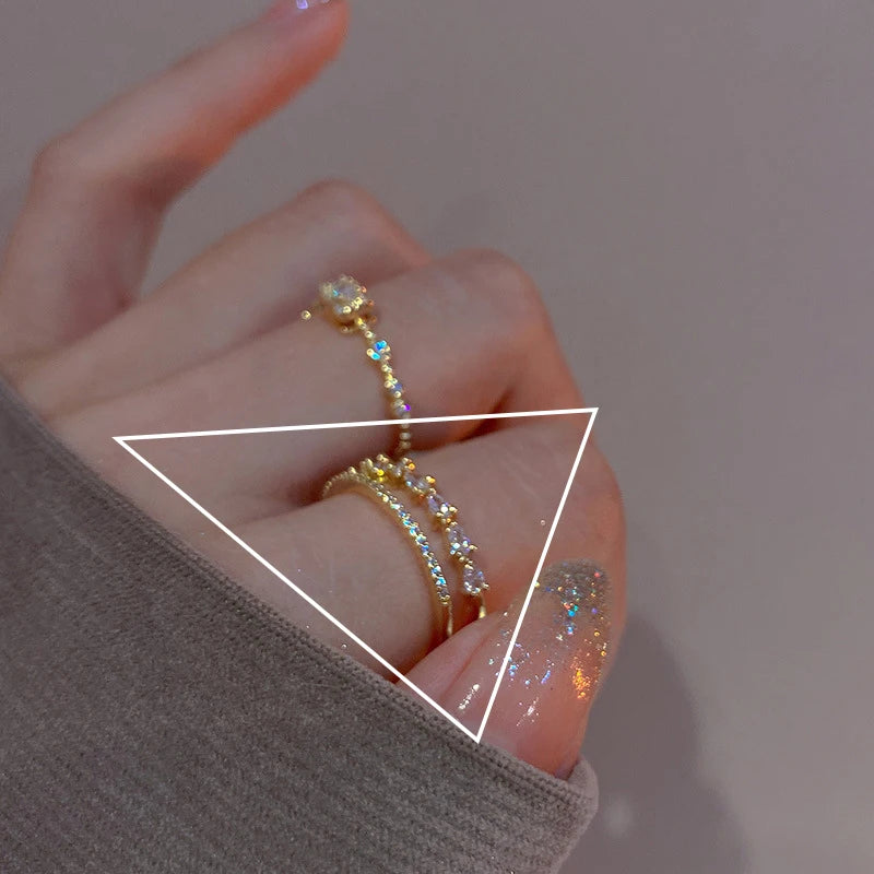 VENTFILLE Silve Love Heart Rings