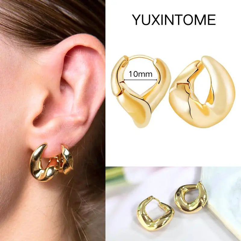 Aurélie Geo™ Vintage Hoops