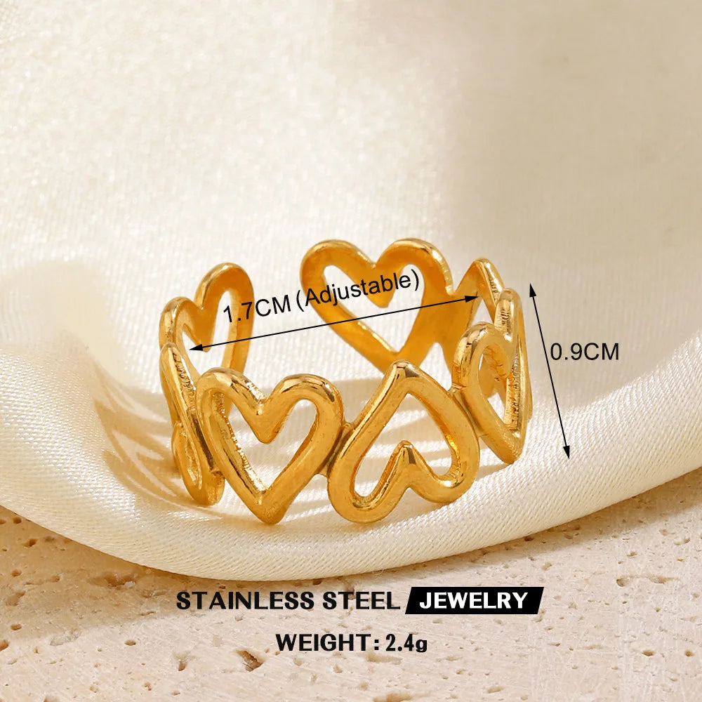 Élan Heart Outline Ring
