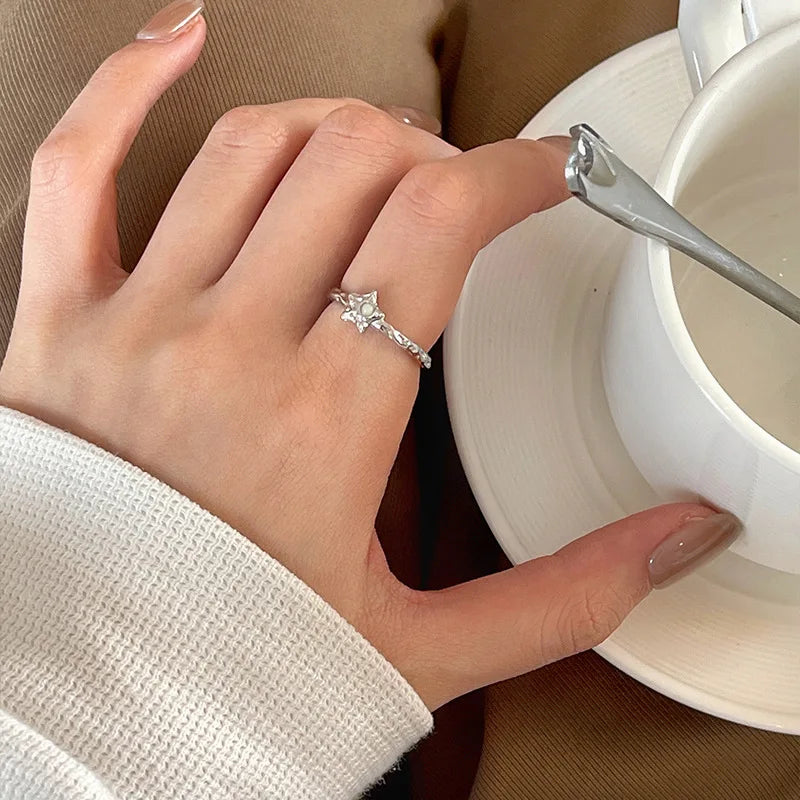 VENTFILLE Silve Love Heart Rings