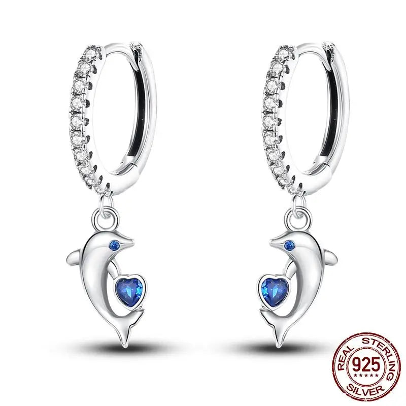 LunaGlow Sterling Hoops