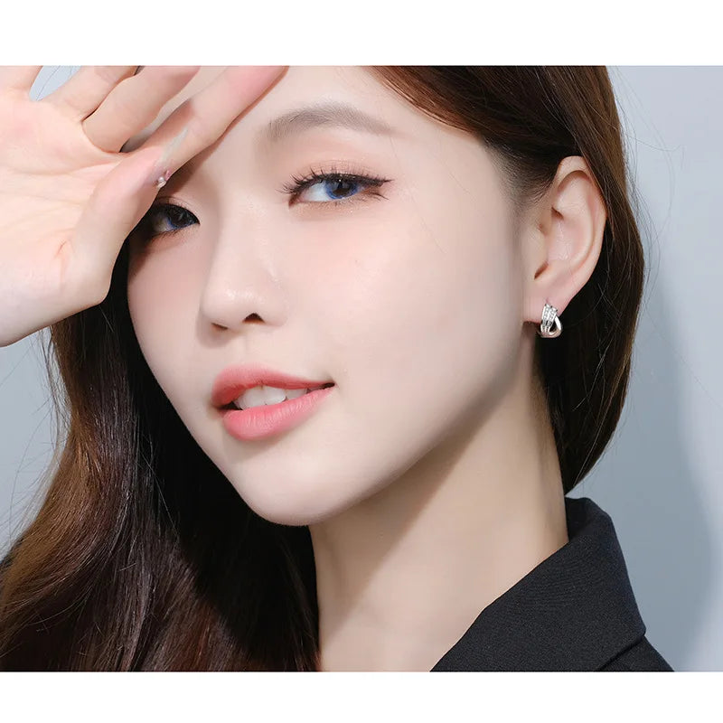 Channel Éclat™ CZ Stud Earrings