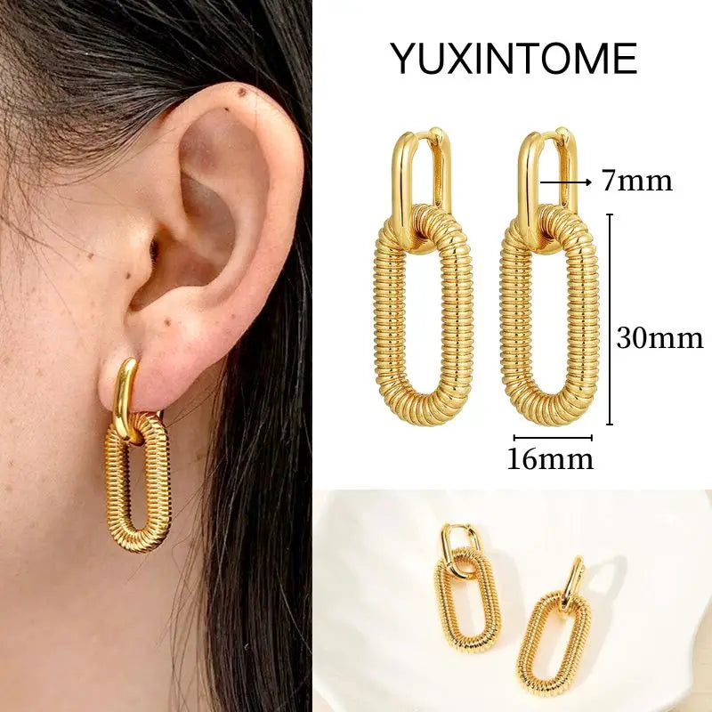 Aurélie Geo™ Vintage Hoops