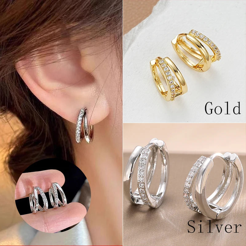 K-Éclat™ Double Halo Earrings