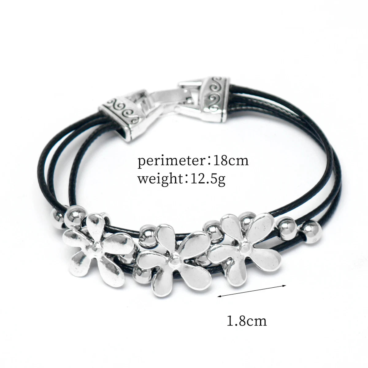 BohoBloom Lucky Leather Bracelet