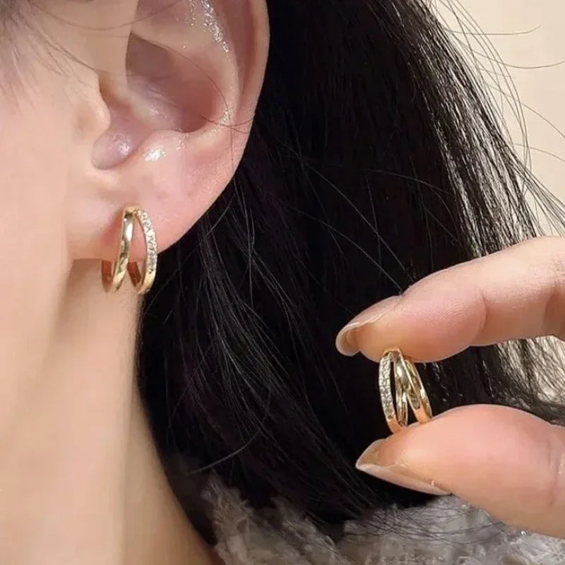 K-Éclat™ Double Halo Earrings